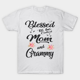 mothers day blessed to be called mom and grammy T-Shirt